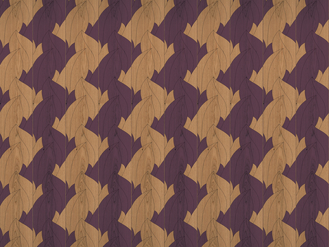 Seamless Geometric Decorative Parquet Textured Wood Floor