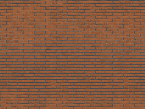 Seamless red brick wall outdoor wall ground