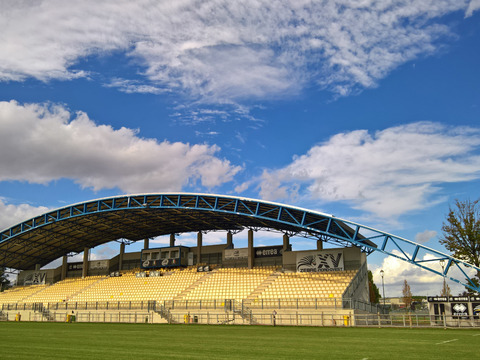 Modern Rugby Stadium Landscape