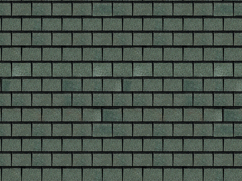 Seamless villa building roof asphalt tiles