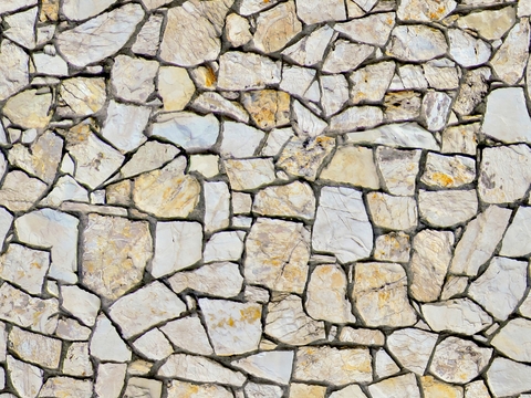 Seamless outdoor building gravel culture stone wall ground