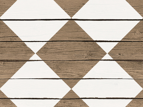 Seamless geometric decorative parquet pattern texture anti-corrosion wood floor