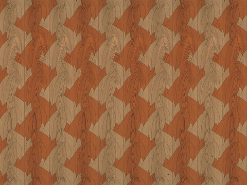 Seamless Geometric Decorative Parquet Textured Wood Floor