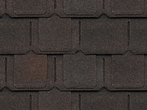 Seamless villa building roof asphalt tiles