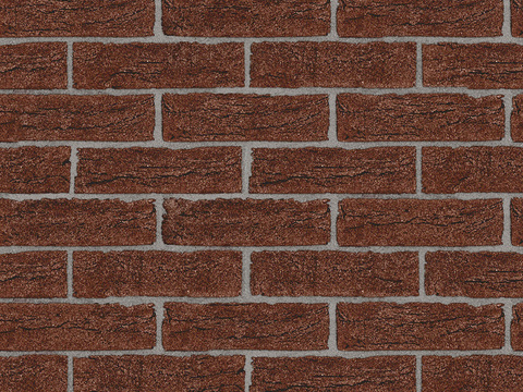 Seamless red brick wall outdoor wall ground