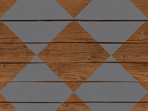 Seamless geometric decorative parquet pattern texture anti-corrosion wood floor