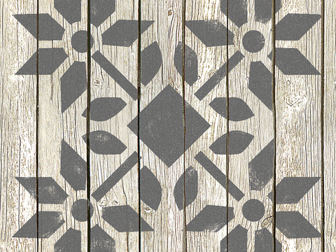 Seamless geometric decorative parquet pattern texture anti-corrosion wood floor