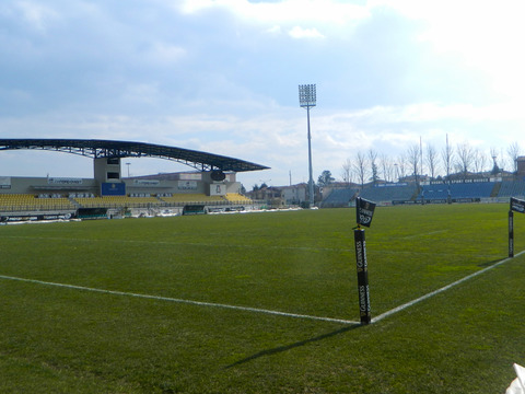 Modern Rugby Stadium Landscape