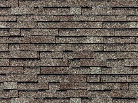 Seamless villa building roof asphalt tiles