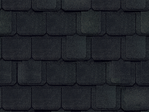 Seamless villa building roof asphalt tiles