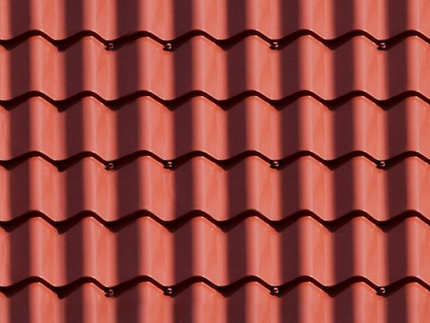 Seamless villa building roof clay ceramic tiles