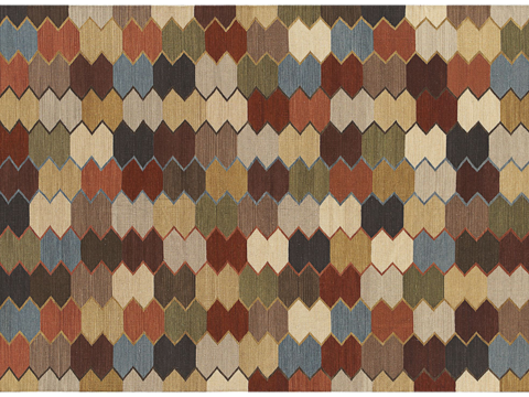 Buckle-free modern simple pattern carpet