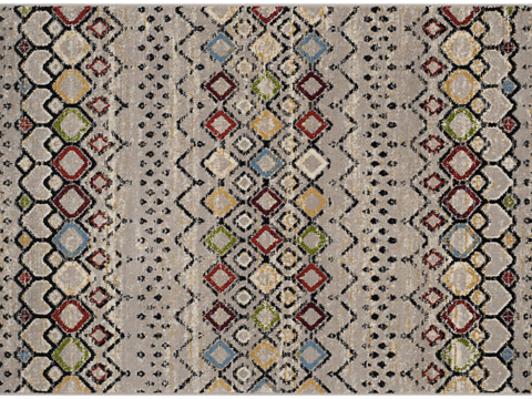 Buckle-free modern simple pattern carpet