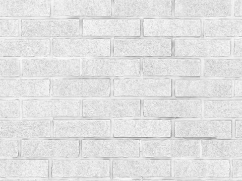 Seamless white brick wall exterior wall ground