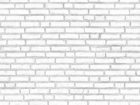 Seamless white brick wall exterior wall ground