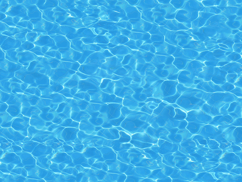 Seamless blue swimming pool water ripple surface pool texture