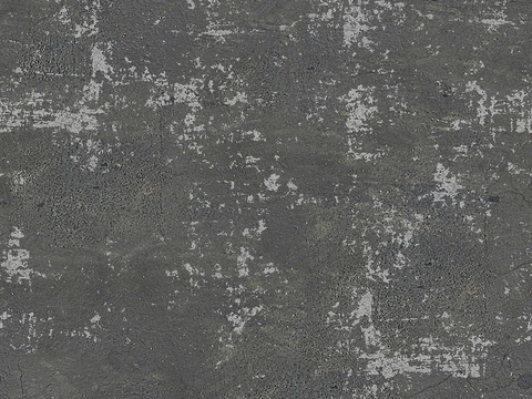 Seamless black gray dirty old concrete cement wall