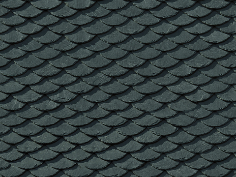 Seamless villa building roof Chinese antique slate tiles