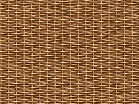 Seamless yellow rattan rattan bamboo weave