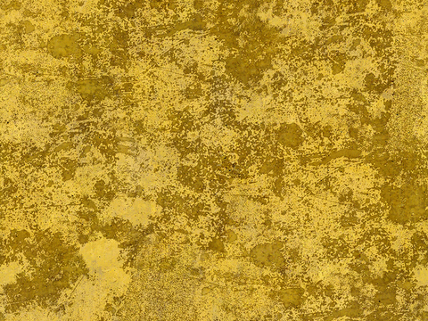 Seamless yellow dirty old concrete cement wall