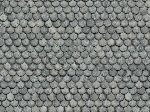 Seamless villa building roof Chinese antique slate tiles