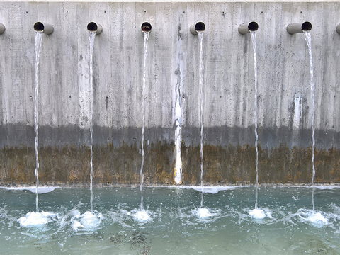 Seamless blue swimming pool water ripple water pool wall texture