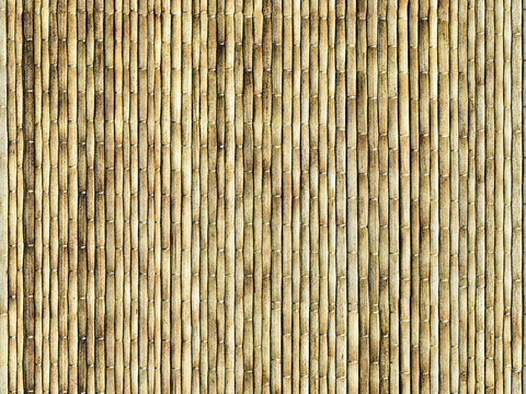 Seamless yellow rattan rattan bamboo weave