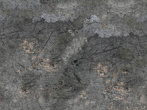 Seamless black gray dirty old concrete cement wall