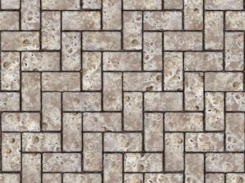 Seamless granite stone geometric parquet floor tile sidewalk road ground square tile