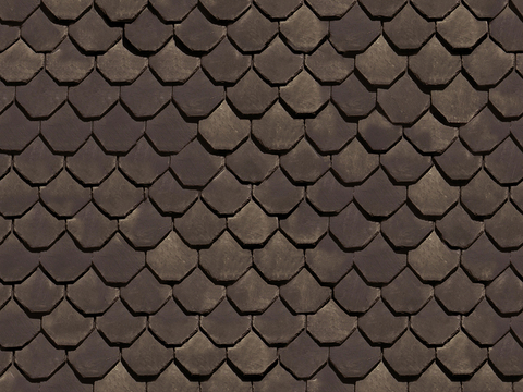 Seamless villa building roof Chinese antique slate tiles