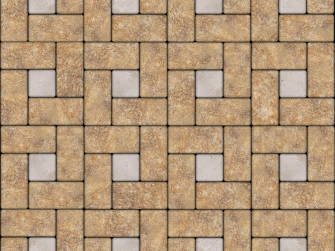 Seamless granite stone geometric parquet floor tile sidewalk road ground square tile