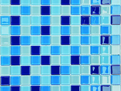 Blue Glass Mosaic