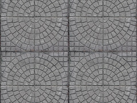 Seamless goose soft stone patchwork floor tile sidewalk road ground square paving