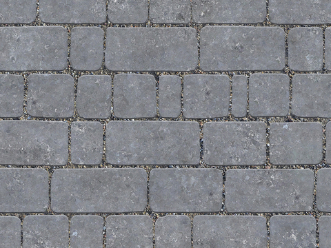 Seamless gray square parquet floor tile sidewalk road ground street square paving