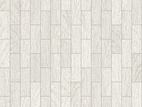 Seamless white parquet wood composite floor