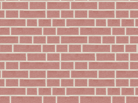 Seamless red brick wall exterior wall ground