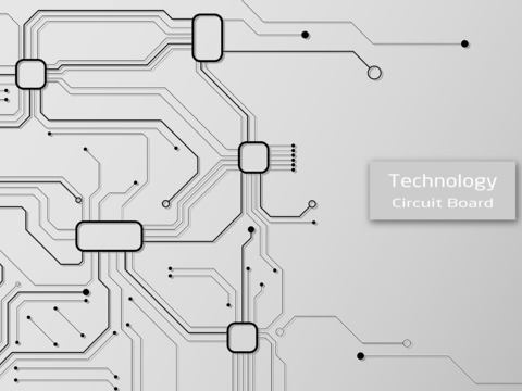 Gray science and technology sense circuit board glass digital background