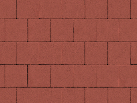 Seamless Red Patchwork Cement Floor Tile Sidewalk Road Ground Square Paving