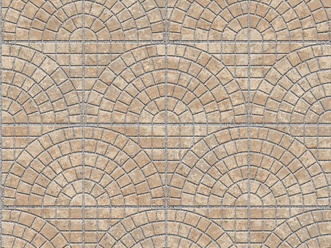 Seamless goose soft stone patchwork floor tile sidewalk road ground square paving