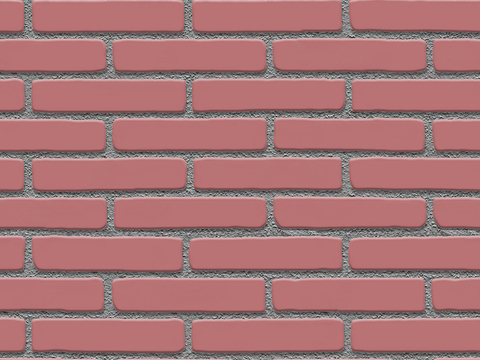 Seamless red brick wall exterior wall ground