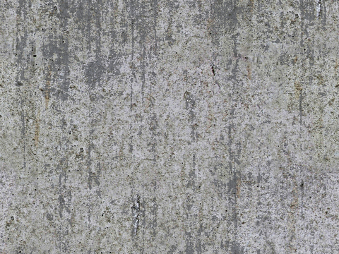 Seamless gray dirty old concrete cement wall