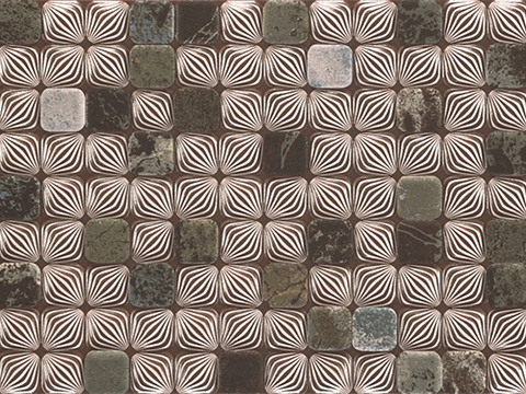 gray tile mosaic