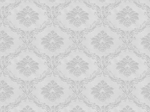 Seamless Grey European French Classical Pattern Wallpaper Wall Cloth Wall Cloth