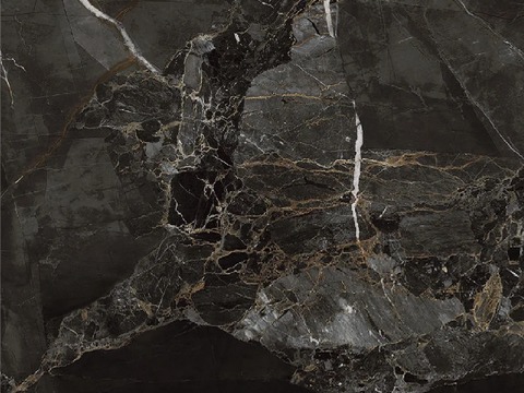 Black Gold Marble Rock Slab