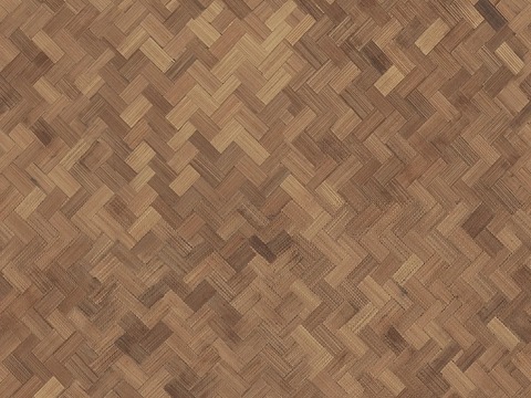 Woven wood-grain brick