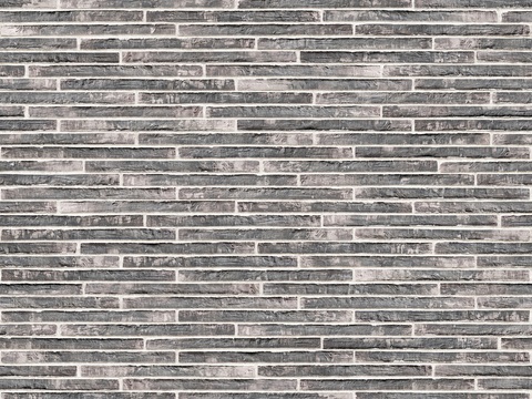 Seamless gray outdoor brick wall blue brick wall