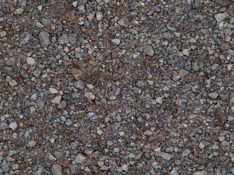 Seamless gray gravel gravel cobblestone gravel ground