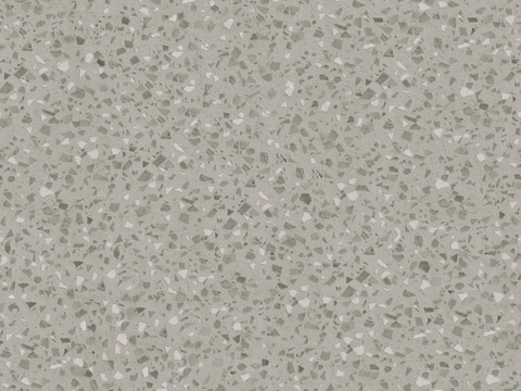 Seamless gray terrazzo floor wall