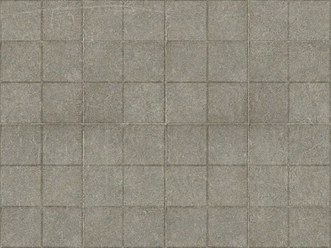 Seamless gray cement parquet floor tile square brick sidewalk road ground