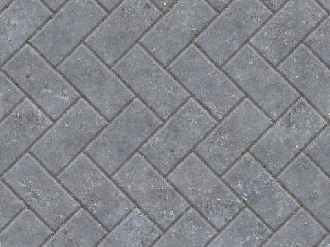 Seamless Grey Herringbone Pattern Patchwork Tile Sidewalk Road Ground Square